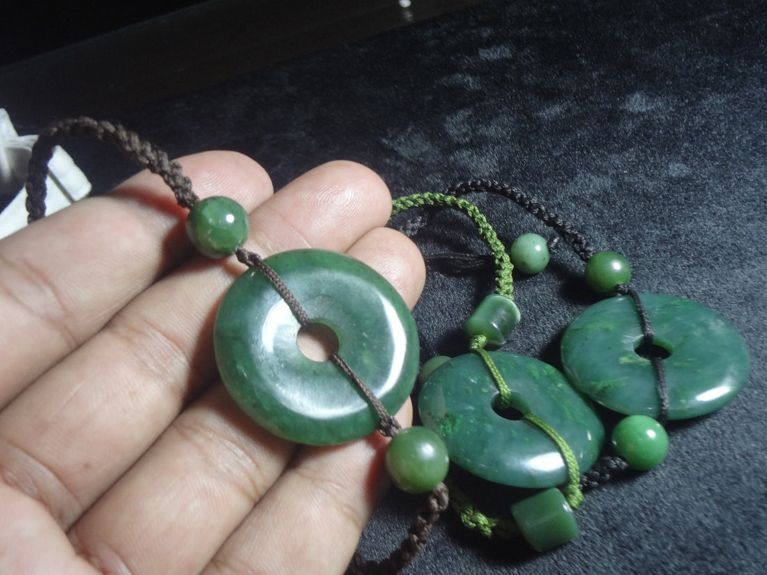 Nephrite Donut bracelet